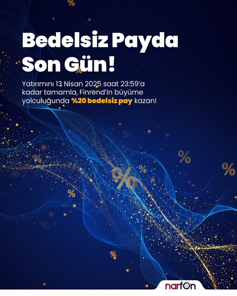 🗓️ Bedelsiz Payda Son Gün!

Yatırımını 13 Nisan 2025 saat 23:59’a kadar tamamla, <a href="/finrend/">Finrend</a> ‘in büyüme yolculuğunda %20 bedelsiz pay kazan!