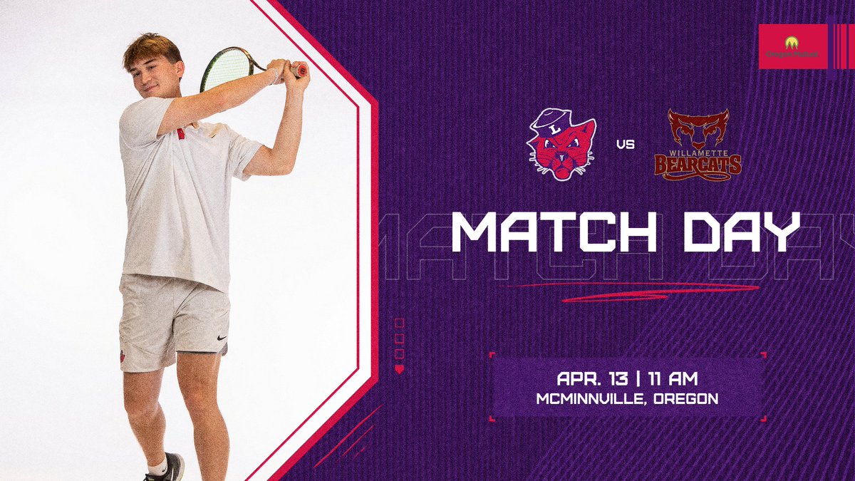 Senior day for the 'Cats! 😼🎾 🟣 Thank you seniors!

🆚 Willamette
📍 McMinnville, Oregon
⏰ 11 a.m.
📊/🎥 GoLinfieldWildcats.com/coverage

#RollCats | #d3tennis