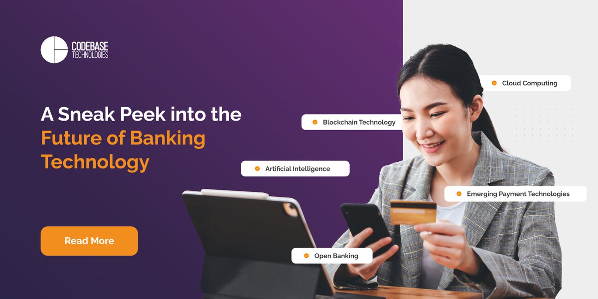 codebtech1's tweet image. 💸 Money talks—and it’s fluent in tech!

From faster transactions to smarter services, the days of waiting in line at a branch feel like ancient history. Seriously, when was the last time you wanted to visit one?

#CodebaseTechnologies #Digibanc #Banking #Fintech #DigitalBanking