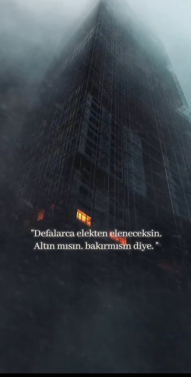 Daraldığında, bunaldığında aklına bu söz gelsin.