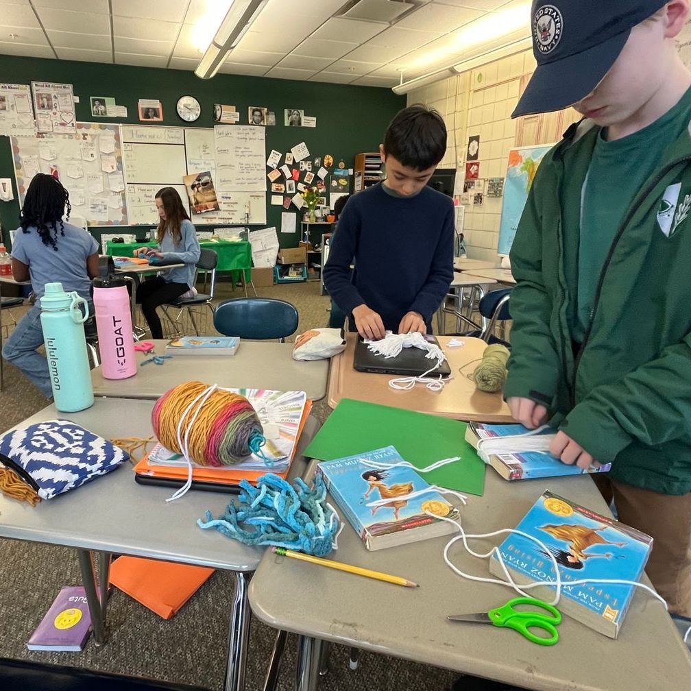 Grade 5 celebrated the culmination of their Esperanza Rising study with fantastic presentations and making yarn dolls. Presenting to peers and engaging in hands-on projects reinforces learning and fosters a deeper understanding.