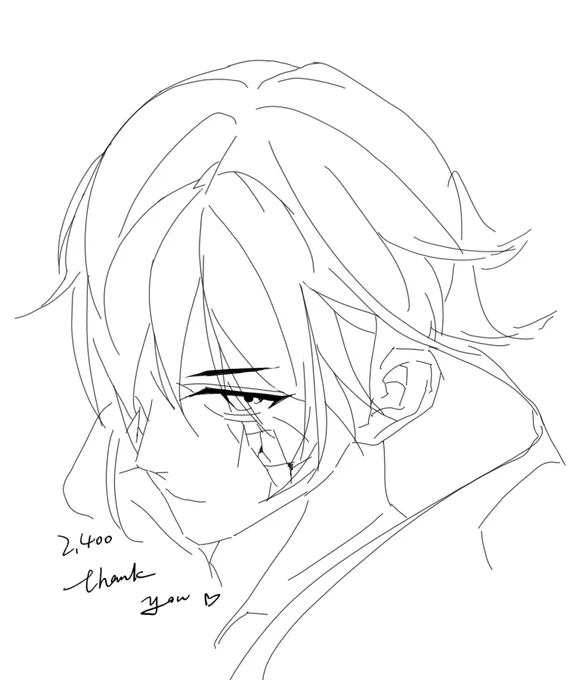 2.400感谢……😭💙
最近太忙了没时间画画……抱歉 