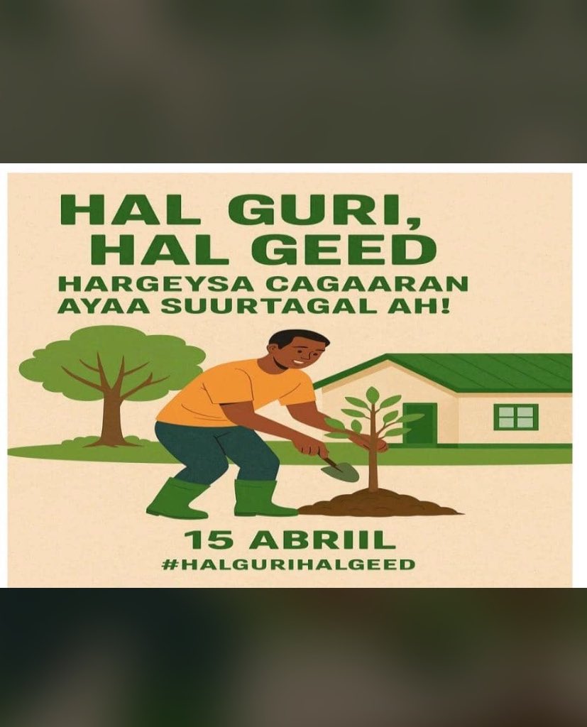 SLclimateAction's tweet photo. Hal Geed  Hal Guri 
#nationalplantday15April
#Somaliland 
#SomalilandCagaaran
#Hargeisa https://t.co/jEVeycBNcz