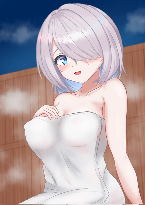 温泉イラスト#西念幽子 