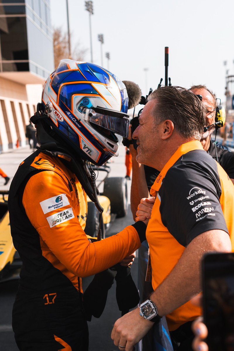 Congratulations to <a href="/alexdunneracing/">Alex Dunne</a> on winning his first F2 Race here in Bahrain - mega drive!