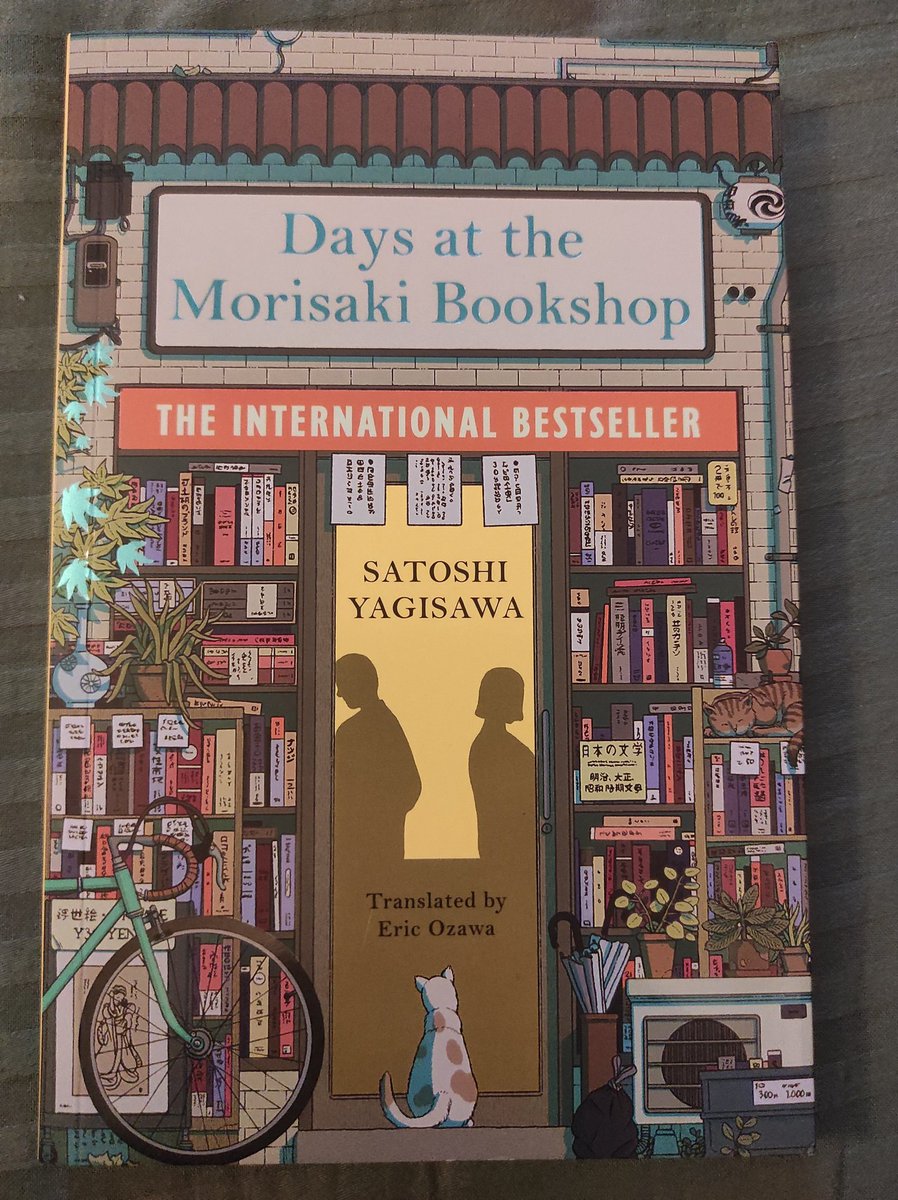 This weekend's read. I have never been to Tokyo, but now I long for its streets, sounds, coffee, bookstores where I would not understand a word but no matter, the misty mountain countryside just beyond the city, and perhaps a glimpse of Momoko and Satoru at the bookshop counter.