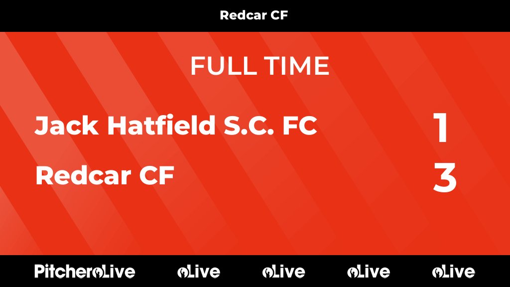 FULL TIME: Jack Hatfield S.C. FC 1 - 3 Redcar CF
#JACRED #Pitchero
pitchero.com/clubs/redcarcf…