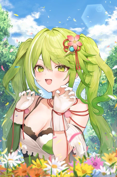 お仕事報告 ̖́- この度、VTuber事務所 ゆにふぃ!所属 「武田 玄愛様(#Unifee_takeda )の活動一周年記念グッズイラストを担当させていただきました! 活動1周年おめでとうございます