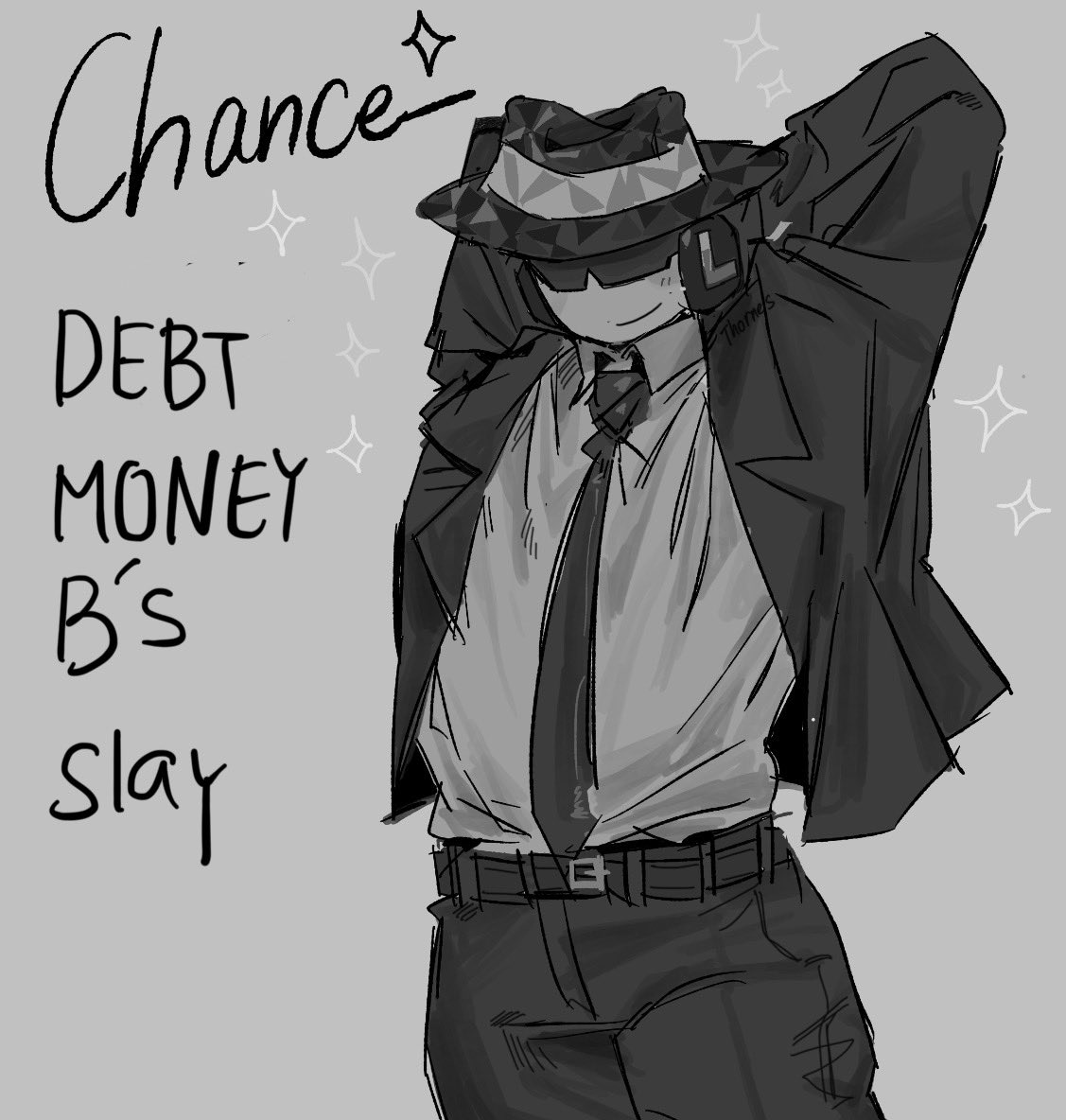 thornes_thorn's tweet photo. Who love chance i like chances i kie drawing chance agahgahahaahhaahaha

#doublefedora #chance https://t.co/yTvFLlgFyx