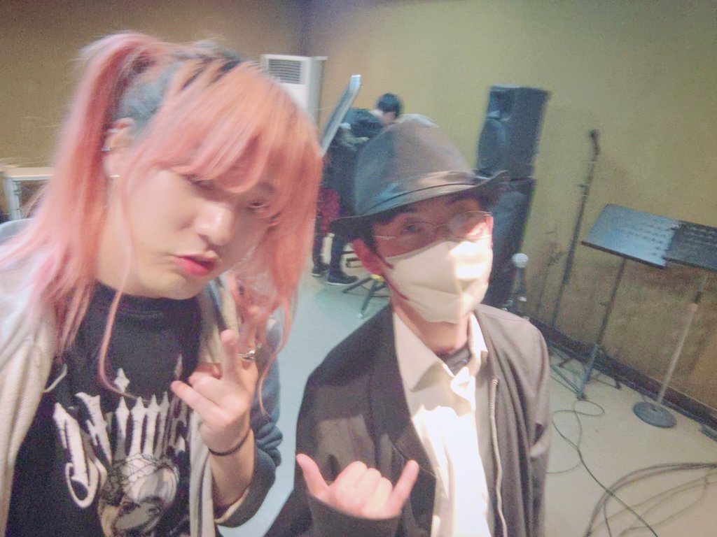 myiLia_nt's tweet photo. へへ

#LiveenCore #スタジオ #ラルク #トリビュート #バンド #仙台 https://t.co/zFKE3iwENr