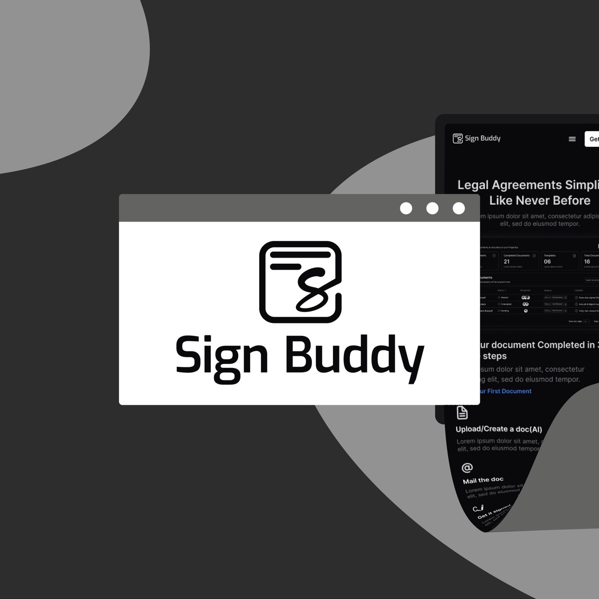 SyncoreLabs's tweet photo. Meet Sign Buddy — the signing superstar. ⭐ 
No more lousy and pricy signatures.
Just upload, assign, and sign in 2 clicks.

✅ Secure and legal
✅ Track everything from your dashboard
✅ 30 free credits monthly

Open 🔗 https://t.co/aWEeY1Gbx9 to start signing smarter today https://t.co/VJnx7jB3Ap