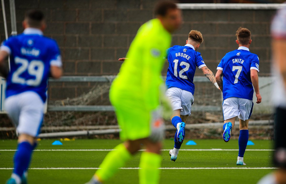 OfficialQosFC's tweet photo. Adam Brooks adding his 10th of the season in a Doonhamers shirt 🙌

#QOSMON | #League1 | #TheDoonhamers https://t.co/4DT9M7gNuO