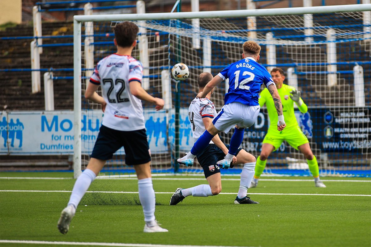 OfficialQosFC's tweet photo. Adam Brooks adding his 10th of the season in a Doonhamers shirt 🙌

#QOSMON | #League1 | #TheDoonhamers https://t.co/4DT9M7gNuO