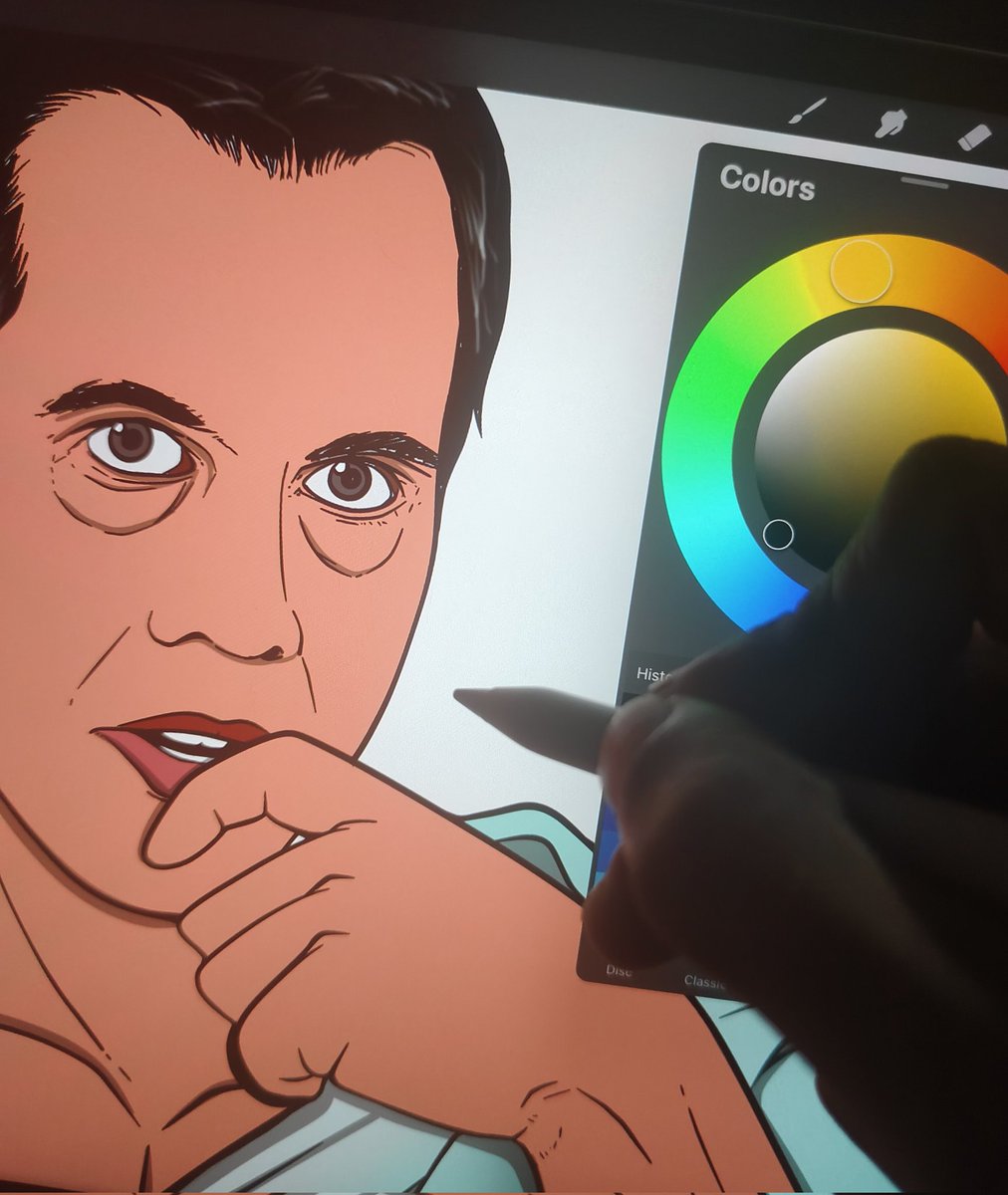 Finishing this Coach Spo artwork after 1 month before the Heat final game today 

#miamiheat #nba #art #digitalart #procreate #ipadpro