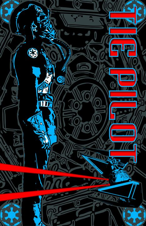 JohnJonesArtist's tweet photo. Art of the Day: "Tie Pilot". Buy at: https://t.co/cdVYuvDWid https://t.co/8EbZvc5lx7