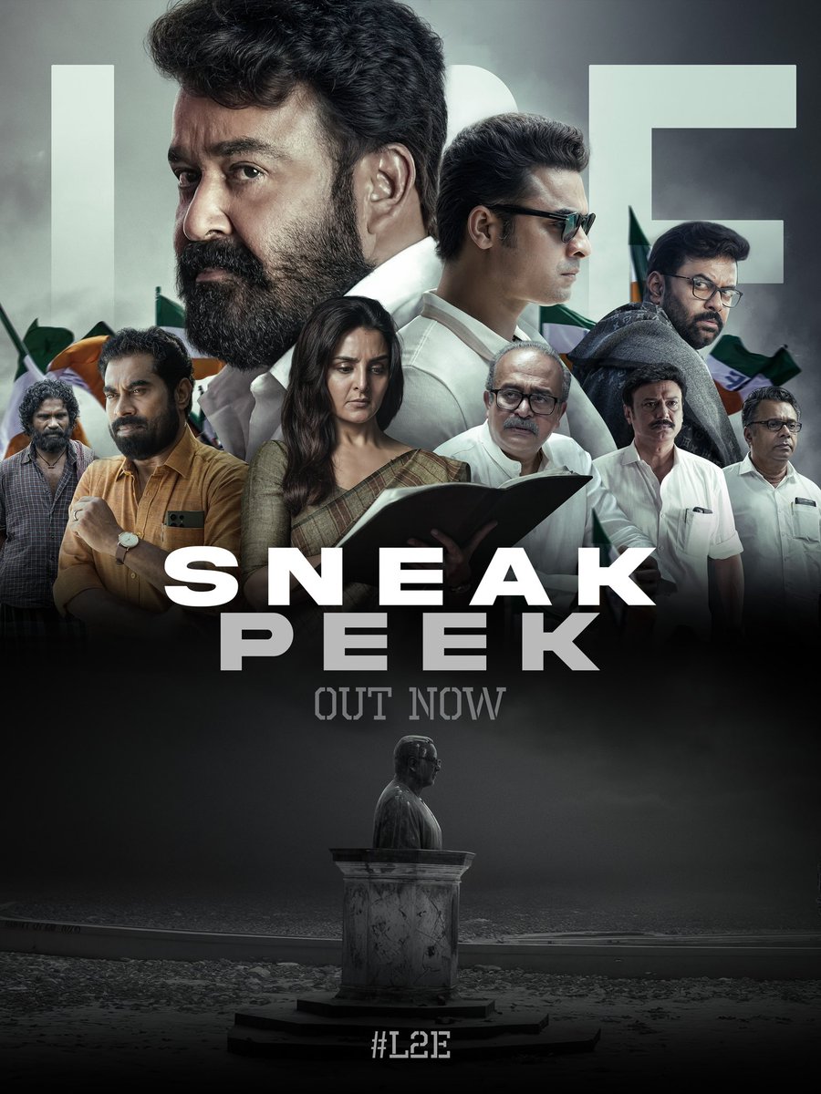 Aashirvad Cinemas (@aashirvadcine) on Twitter photo When power shifts, silence breaks.
Sneak Peek Out Now.
#L2E #Empuraan
youtu.be/l73SpIeI0ho
@mohanlal
<a href="/PrithviOfficial/">Prithviraj Sukumaran</a> #MuraliGopy <a href="/antonypbvr/">Antony Perumbavoor</a> <a href="/aashirvadcine/">Aashirvad Cinemas</a> <a href="/GokulamGopalan/">Gokulam Gopalan</a> <a href="/GokulamMovies/">SreeGokulamMovies</a> #VCPraveen #BaijuGopalan #Krishnamoorthy <a href="/DreamBig_film_s/">DREAMBIGFILMS</a> <a href="/jsujithnair/">Sujith J Nair</a> <a href="/imaxindia/">IMAX India</a> When power shifts, silence breaks.
Sneak Peek Out Now.
#L2E #Empuraan
youtu.be/l73SpIeI0ho
@mohanlal
<a href="/PrithviOfficial/">Prithviraj Sukumaran</a> #MuraliGopy <a href="/antonypbvr/">Antony Perumbavoor</a> <a href="/aashirvadcine/">Aashirvad Cinemas</a> <a href="/GokulamGopalan/">Gokulam Gopalan</a> <a href="/GokulamMovies/">SreeGokulamMovies</a> #VCPraveen #BaijuGopalan #Krishnamoorthy <a href="/DreamBig_film_s/">DREAMBIGFILMS</a> <a href="/jsujithnair/">Sujith J Nair</a> <a href="/imaxindia/">IMAX India</a>