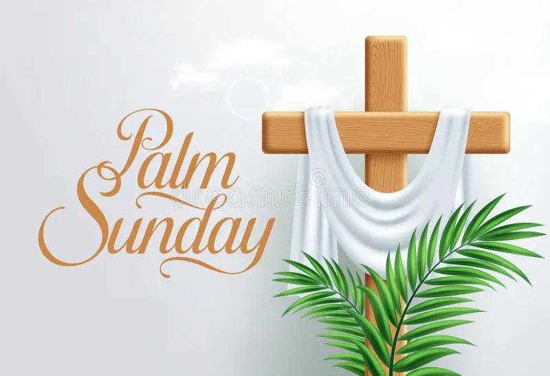 Have a Blessed Palm Sunday.