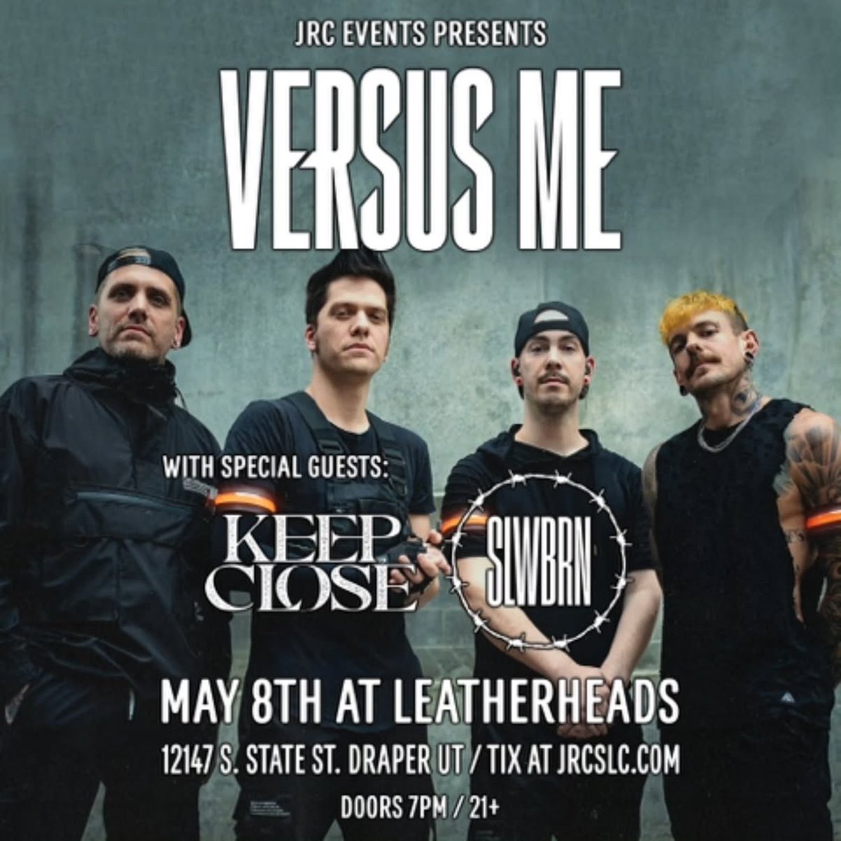 Versus Me (@vsmeband) on Twitter photo π¨TICKETS NOW AVAILABLEπ¨
Come out and throw down on our way to the Pacific Northwest to start our tour with <a href="/lacuna_coil/">Lacuna Coil</a> & <a href="/Unearthofficial/">UNEARTH</a>
Dates:
5/6 Denver, CO the Moonroom at @summitden
5/8 Draper, UT at <a href="/LeatherheadsB/">Leatherheads Sports Bar</a>
Tickets on sale! vsmeband.com! π¨TICKETS NOW AVAILABLEπ¨
Come out and throw down on our way to the Pacific Northwest to start our tour with <a href="/lacuna_coil/">Lacuna Coil</a> & <a href="/Unearthofficial/">UNEARTH</a>
Dates:
5/6 Denver, CO the Moonroom at @summitden
5/8 Draper, UT at <a href="/LeatherheadsB/">Leatherheads Sports Bar</a>
Tickets on sale! vsmeband.com!