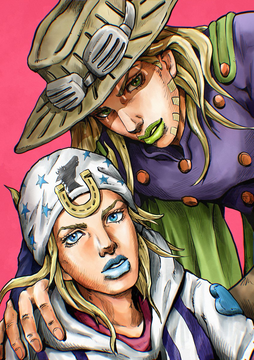 スティール・ボール・ランのアニメ化お祝いイラストッ‼️(³д³∫𓃗 #SBR