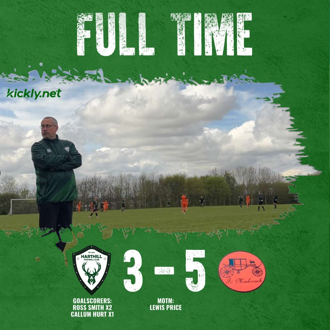 Unfortunate Defeat Today.

Boys fought well start to finish against top of the league and probably deserved league champions. Can’t fault the fight today.

Goals from Ross Smith (2) and Callum Hurt. MOTM for Lewis Price, some player.

Brought to you by <a href="/brookhousegas/">Brookhouse Gas Services LTD</a>