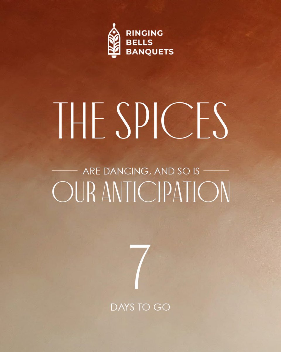 RingingBells__'s tweet photo. Only 7 days to go before the bells ring louder than ever. Bookings, beauty &amp; big fat celebrations await!

#ringingbells #banquets #openingsoon #staytuned #hostyourevents #celebrations #naroda #ahmedabad https://t.co/Nsy1lvuxul