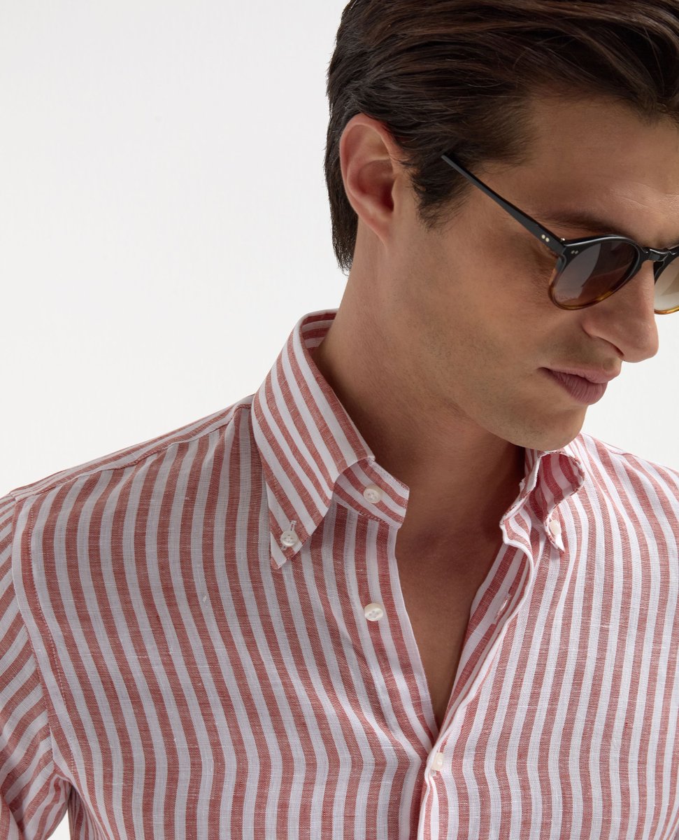 ParmaPini's tweet photo. The ultimate summer shirt. ☀️ Crafted from breathable linen and detailed with bold brick stripes, this Italian-made piece was designed for warm days and effortless elegance.

https://t.co/ffKEWtBskm

#piniparma #madeinitaly #italian #linen #linenshirt #shirtstyle #summerstyle https://t.co/i7VekCd7TF