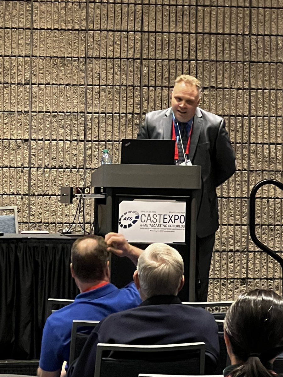 AmerFoundrySoc's tweet photo. Photos from this morning’s Cast Iron Honorary Lecture.

Remembering the life and legacy of Rick Gundlach. https://t.co/P99UedVzgh