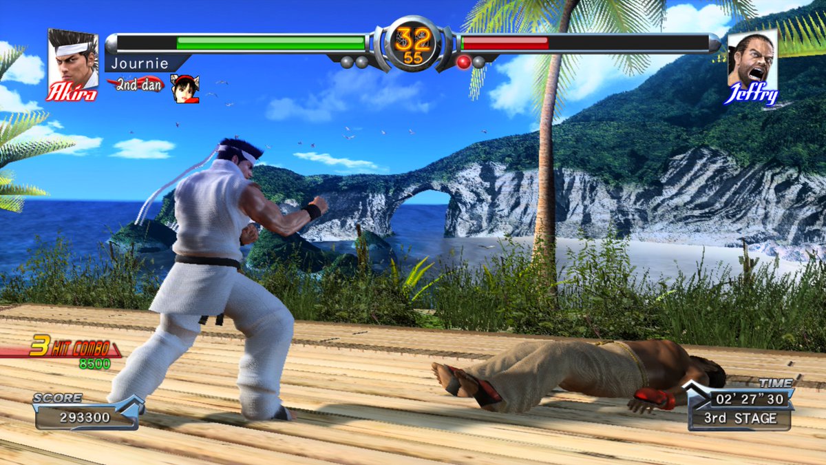 journieNET's tweet photo. When @maximilian_ brought up old VF5 videos for comparison last stream, this game very much look like it could be release as a modern 2025 game. 
(Granted this is via emulation but arcade was even better).
#VirtuaFighter #VF52006 https://t.co/r2EirR5Rbv