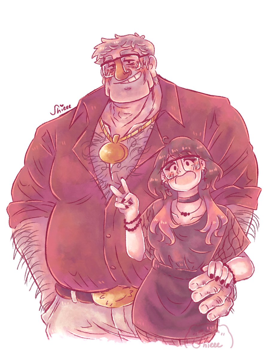 toneshieee's tweet image. Finally 😭 A proper illust of my yumeship with Stan 😭💖💖💖