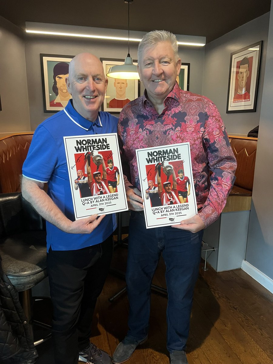 Thank You Norman And Alan For A Great QandA On Our Recent Manchester United USA Supporters Club Trip. <a href="/NormanWhiteside/">Norman Whiteside</a> <a href="/alankeegan1/">Alan Keegan</a> <a href="/ManUtdUSA/">Manchester United USA Supporters Club</a> <a href="/hotelfootballuk/">Hotel Football</a>