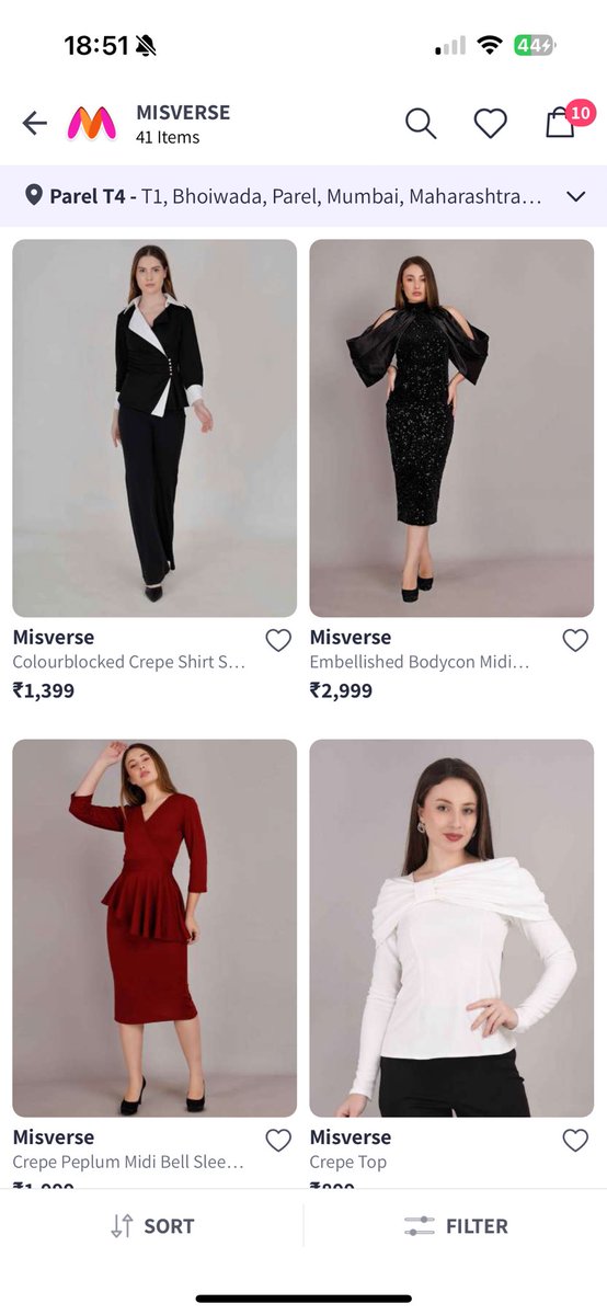 shwetamunjal's tweet image. ⸻

@myntra it’s time we stop trusting u.
Exact same top is listed on ur platform with MRP nearly 1.5x higher than on #misverse n that too before discounts.deceptive.Stop fooling customers.our world is full of options.
#ConsumerAwareness #SpoiltForChoice