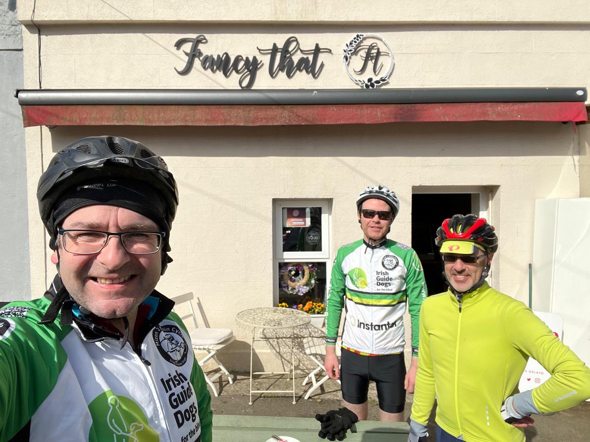 Cathal Joyce (@afewjoycewords) on Twitter photo 67.5Km this morning and a stop at another North County Dublin coffee spot.
Legs really feeling it now but making good strides as Mizen to Malin for <a href="/irishguidedogs/">Irish Guide Dogs for the Blind</a> gets closer.
Donate if you can:
mizen-2-malin-2025.raiselysite.com/cathal-joyce 67.5Km this morning and a stop at another North County Dublin coffee spot.
Legs really feeling it now but making good strides as Mizen to Malin for <a href="/irishguidedogs/">Irish Guide Dogs for the Blind</a> gets closer.
Donate if you can:
mizen-2-malin-2025.raiselysite.com/cathal-joyce