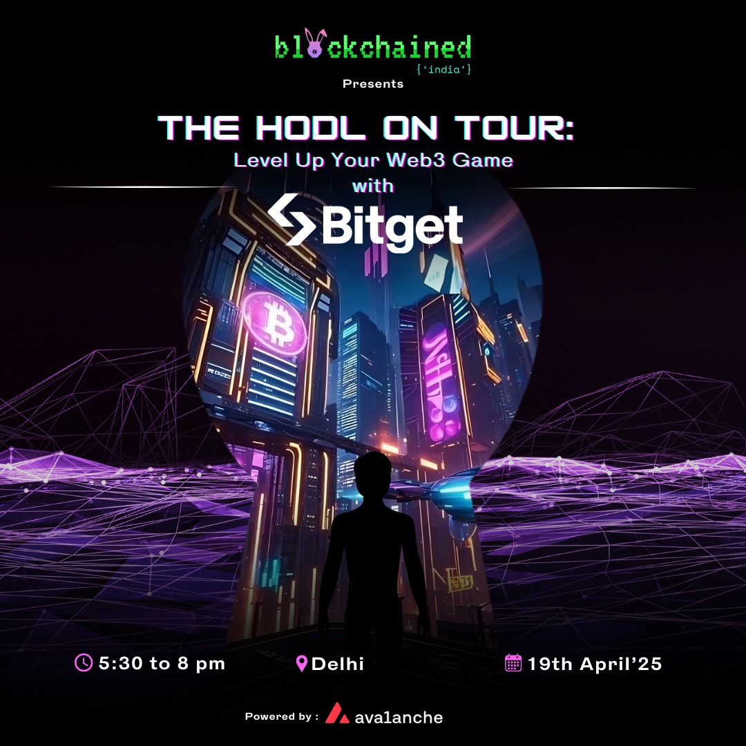 blockchainedind's tweet photo. Builders, VCs, agents (maybe even the AI kind?) – they’re all coming.

Join us on 19th April for The HODL On Tour powered by Bitget & Avalanche for an evening of real conversations, new ideas, and delicious bites.

This is not your average crypto meetup!
Register here: https://t.co/KtBWe8rWPL