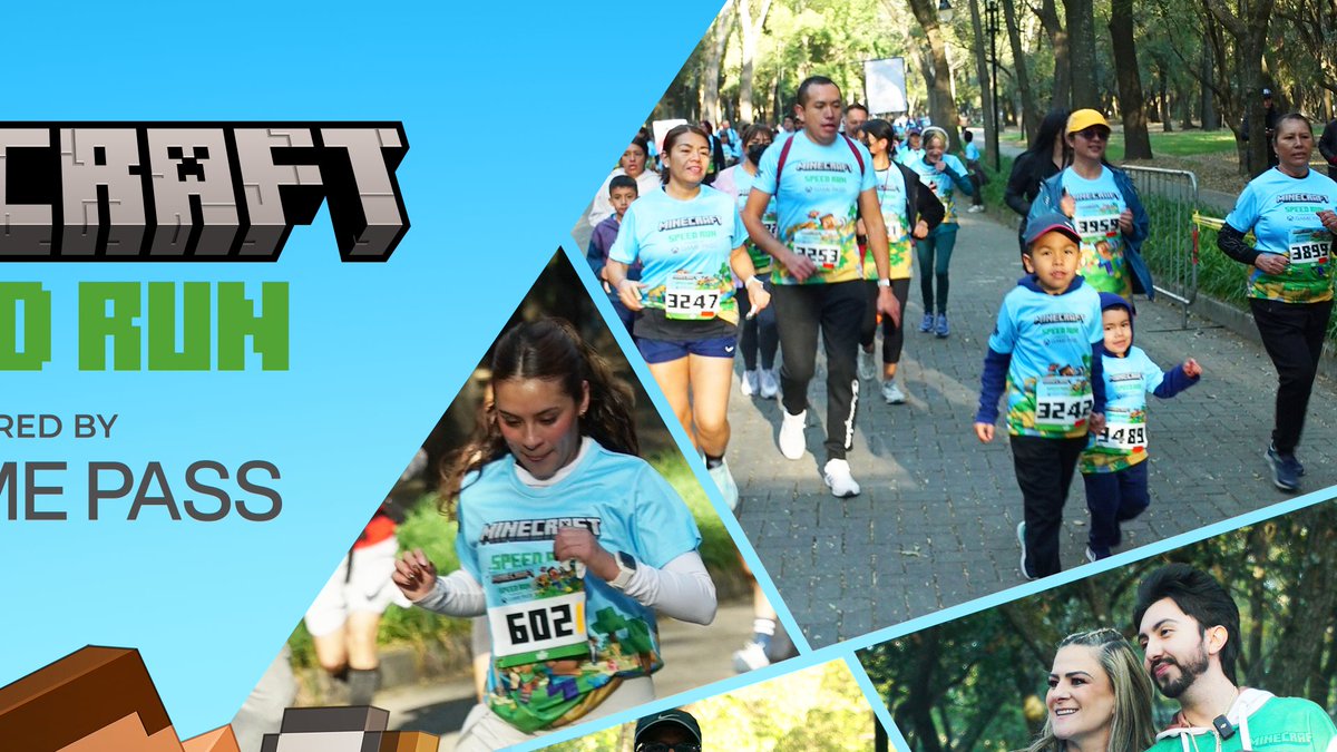 XboxMexico's tweet image. 🎮 Minamos piedra, esquivamos Creepers y llegamos a la meta…
¡como verdaderos speedrunners del Overworld! #MinecraftRun