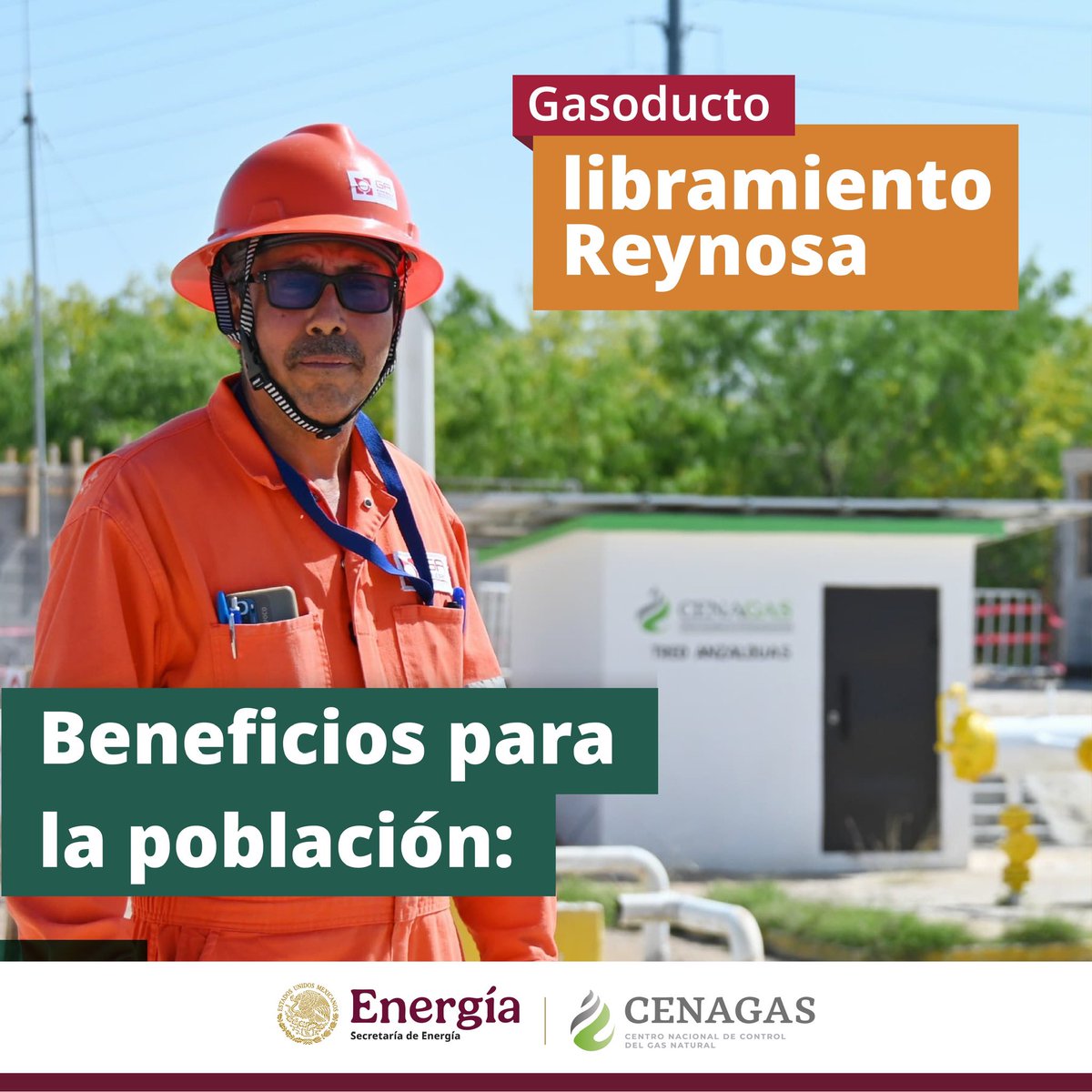LuzElena_GE's tweet photo. El Gasoducto libramiento Reynosa atiende las demandas energéticas de la región, reemplazando un gasoducto con 60 años de operación que representa riesgos y dificultades de operación. Este proyecto contribuye a la recuperación del sector hidrocarburos y eléctrico de México. https://t.co/xu1PDII2oz