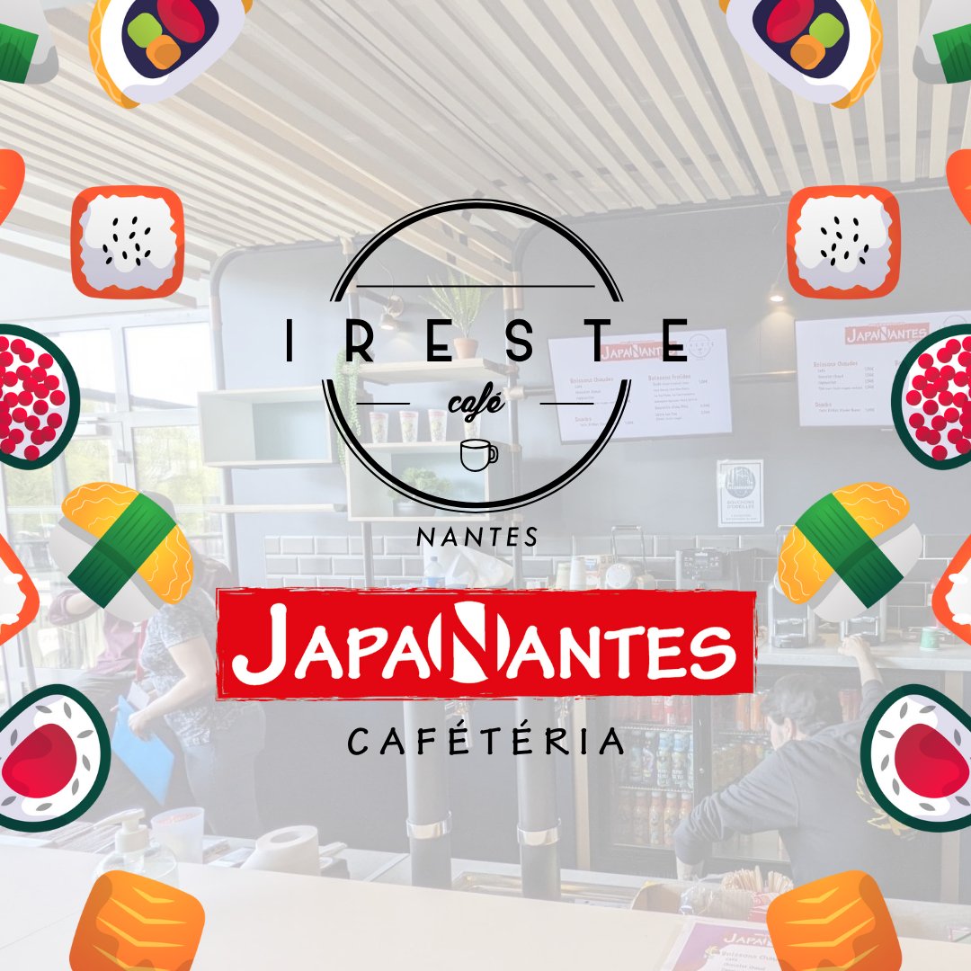 JapaNantes's tweet photo. Ohayo !
La Cafet Ireste sera présente à JapaNantes, dans la Verrière, pour y vendre des boissons froides 🥤 et chaudes ☕️ ainsi que des snacks ! 🍬🍫🍪
#japanantes #japanantes2025 #convention #nantes #japon #japan #papier #mecha #manga #cafet #soda #boisson #cafe #cookies https://t.co/d9dRHS3k1g