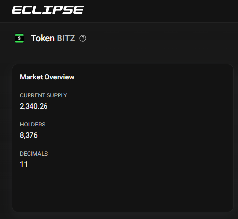 ePOW commodity tokens like bitz should be feel extremely scarce. 

They should maximize for decentralized distribution when mined, and long-term reward those that decide to horde.

In 2 days:
- 7.4M mining txs
- 19K miners
- 2,340 bitz supply
- 8,421 holders

 All ePOW features