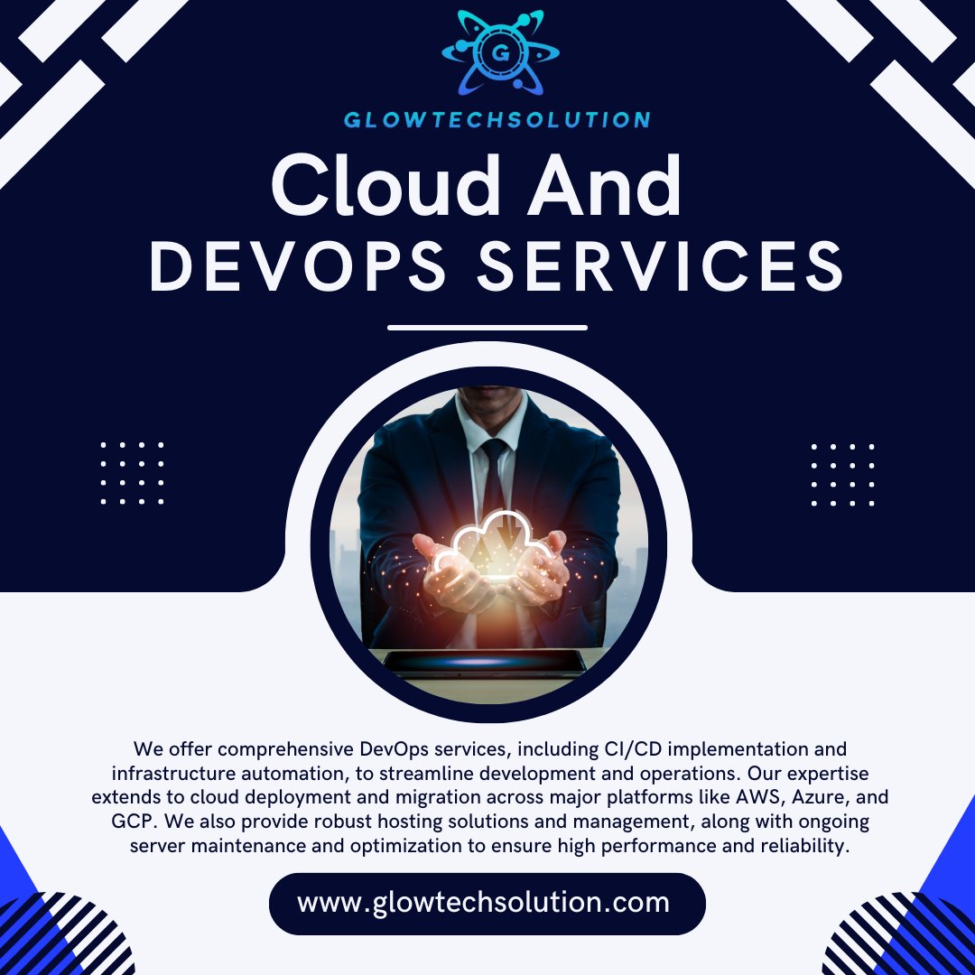 glowtechsolutns's tweet image. Unlock your business's full potential with our tailored Cloud & DevOps strategies. Let’s modernize your infrastructure and achieve success together!
#CloudSolutions #DevOpsExperts #InfrastructureAutomation #CICDPipelines #CloudMigration #InfrastructureManagement #Kubernetes #AWS