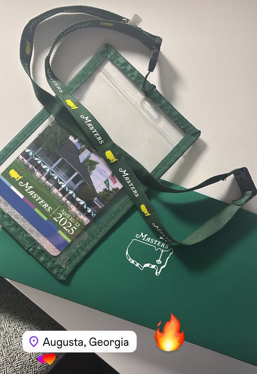 M_Helm816's tweet photo. Truly incredible weekend at #TheMasters. Heaven is in Augusta ⛳️ https://t.co/yj9ice8sqw