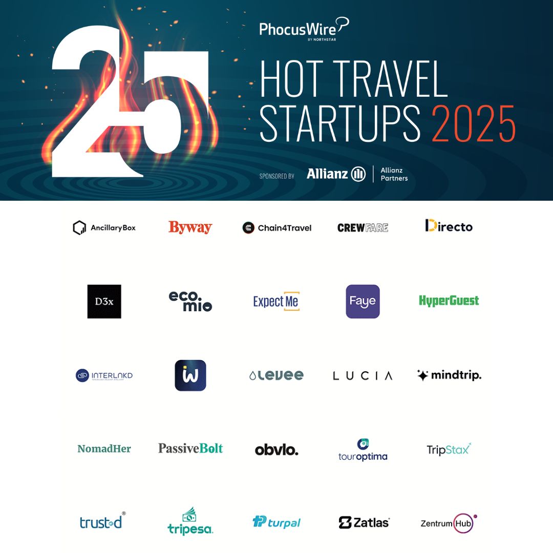 phocuswire's tweet photo. Who’s shaking up the #travelindustry in 2025?
From bold #tech breakthroughs to fresh traveler experiences, the #PhocusWire Hot 25 #Travel #Startups are setting the pace. Meet the innovators redefining what’s next🔥
🔍 See the full list: https://t.co/JEW3yLFWmu https://t.co/HMib0xCJmu