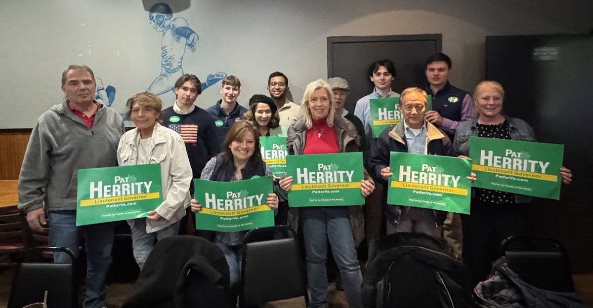PatHerrityVA's tweet image. Team Herrity is knocking doors in Northern Virginia this weekend to make sure voters know when to vote, how to vote, and who to vote for!
Primary Election Day is coming up on June 17th, and early voting begins on May 2nd. Join us: PatForVA.com/Volunteer!