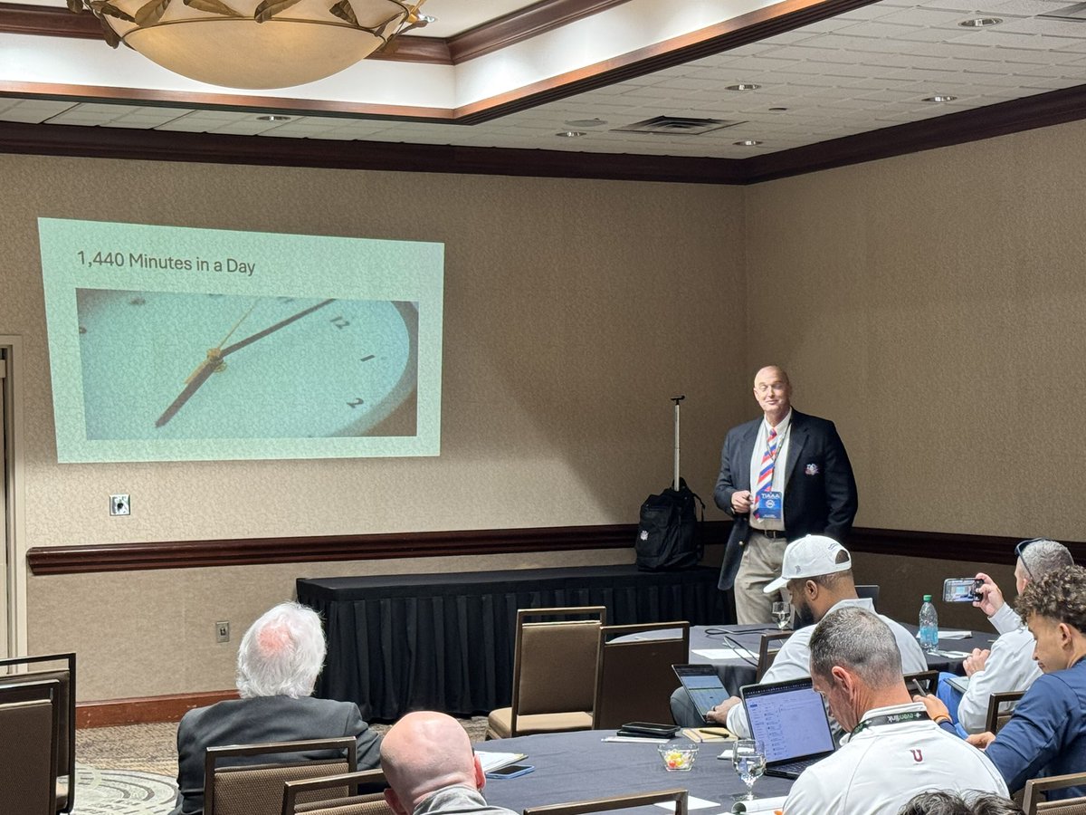 TIAAA_Ad's tweet photo. Afternoon workshops are kicking off. Thank you to @RichfieldRich from @NIAAA9100 presenting on Leadership in Education-Based Athletics. #TIAAACONF25 https://t.co/WtnM2h9cdd
