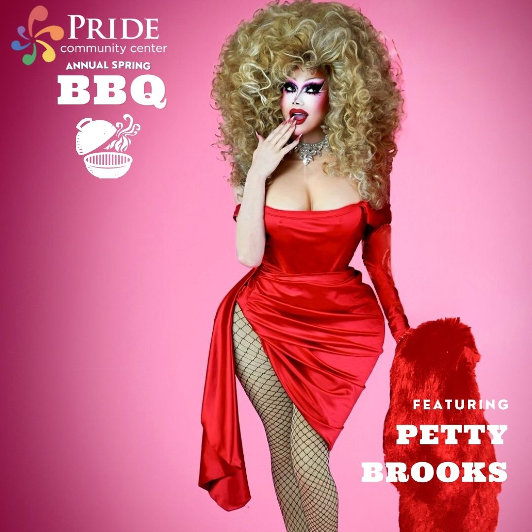 pridebrazos's tweet photo. Celebrate the spring season with PCC and the Brazos Valley community at our annual BBQ. There will be live performances featuring Petty Brooks. Come out and watch her perform on Saturday, April 26th at The 101. The BBQ begins at noon.⁠ https://t.co/n5obGdWg6A