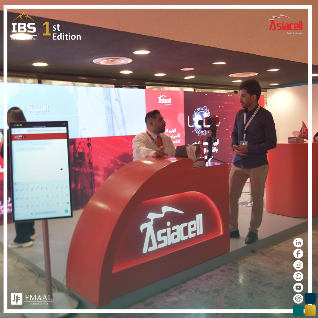 IB_Summit's tweet photo. جانب من حضور شركة #اسياسيل في #قمة_الأعمال_العراقية_2025 📸

شركة #آسياسيل، الراعي الرسمي لـ #قمة_الأعمال_العراقية_2025 ، قدّمت حضورًا لافتًا من خلال جناحها المتميز، حيث عرضت أحدث خدماتها وحلولها الرقمية في مجال #الاتصالات و#التحول_الرقمي.

#IBSummit2025 #Asiacell https://t.co/L0UhvS4ryR