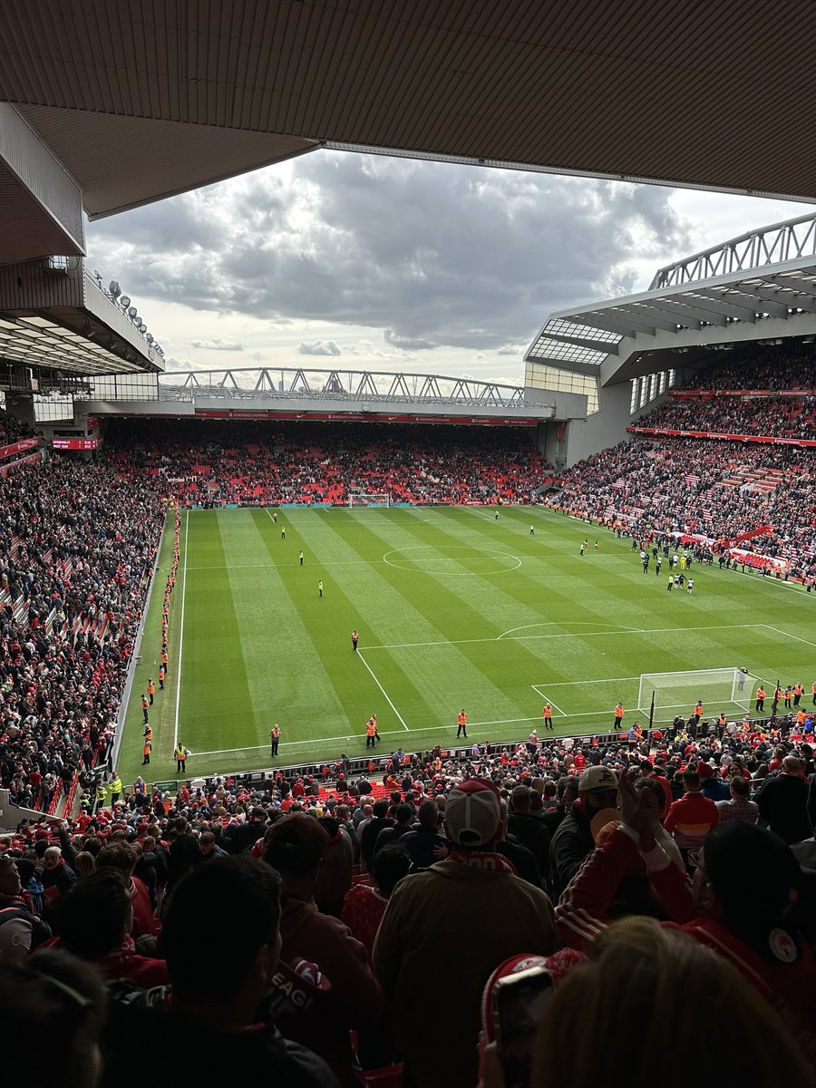 TheRealJBains's tweet photo. Thanks to @REDTICKETSYNWA_ for sorting out tickets. Great day watching LFC! https://t.co/8LEgJKOOiB