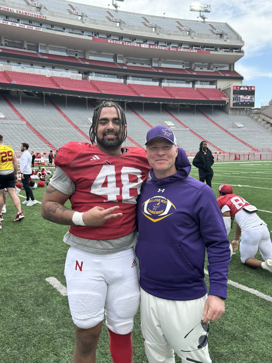 Michael Huffman (@bwfootballcoach) on Twitter photo <a href="/CaydenEchterna1/">Cayden Echternach</a> Was awesome watching you live your dream! Keep making us proud! <a href="/BellevueWestFB/">Bellevue West Football</a> <a href="/CaydenEchterna1/">Cayden Echternach</a> Was awesome watching you live your dream! Keep making us proud! <a href="/BellevueWestFB/">Bellevue West Football</a>
