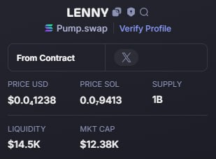 jerrycall254's tweet photo. 🔥SOL /         $LENDY 
🏆  𝐏𝐫𝐨𝐟𝐢𝐭  :    ♦️X2️⃣1️⃣
💵 𝐂𝐚𝐥𝐥 𝐆𝐫𝐨𝐮𝐩:   12K  
💵  𝐂𝐚𝐥𝐥 𝐂𝐡𝐚𝐧𝐧𝐞𝐥    :   231k
     https://t.co/vVgc6YFlNO
#LENDY #Solana #BTC #usdt #Ethereum #memecoin1000x https://t.co/ILXyC3WNZ6