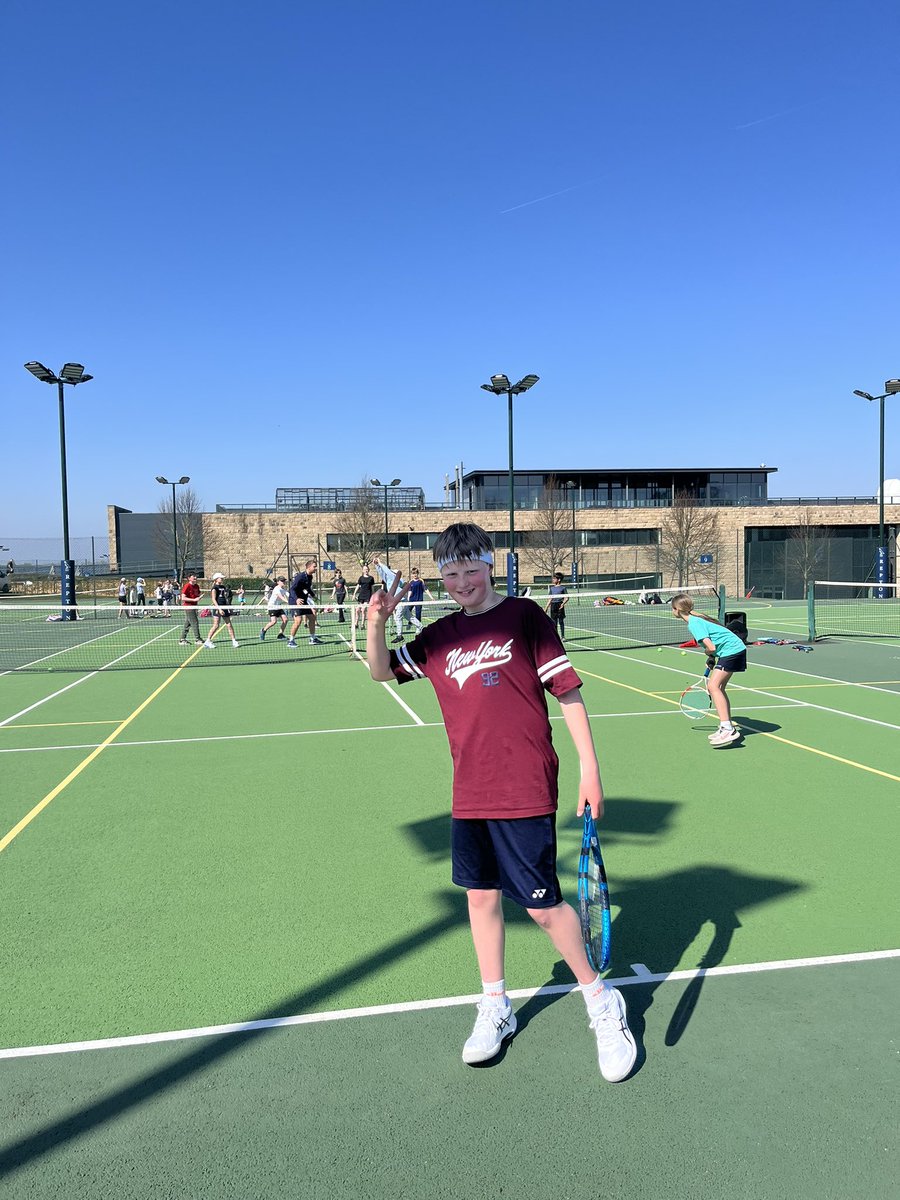 We had a brilliant week of tennis camp in the glorious spring sunshine! 🎾☀️

There are still spaces available for this weeks course (Tues, Wed, Thurs). Don’t miss out, book your place now:

🔴🟠🟢 Mini Tennis: 5-8 Years 

🎾 Juniors: 9-14 years 

clubspark.lta.org.uk/ReptonRacketsC…