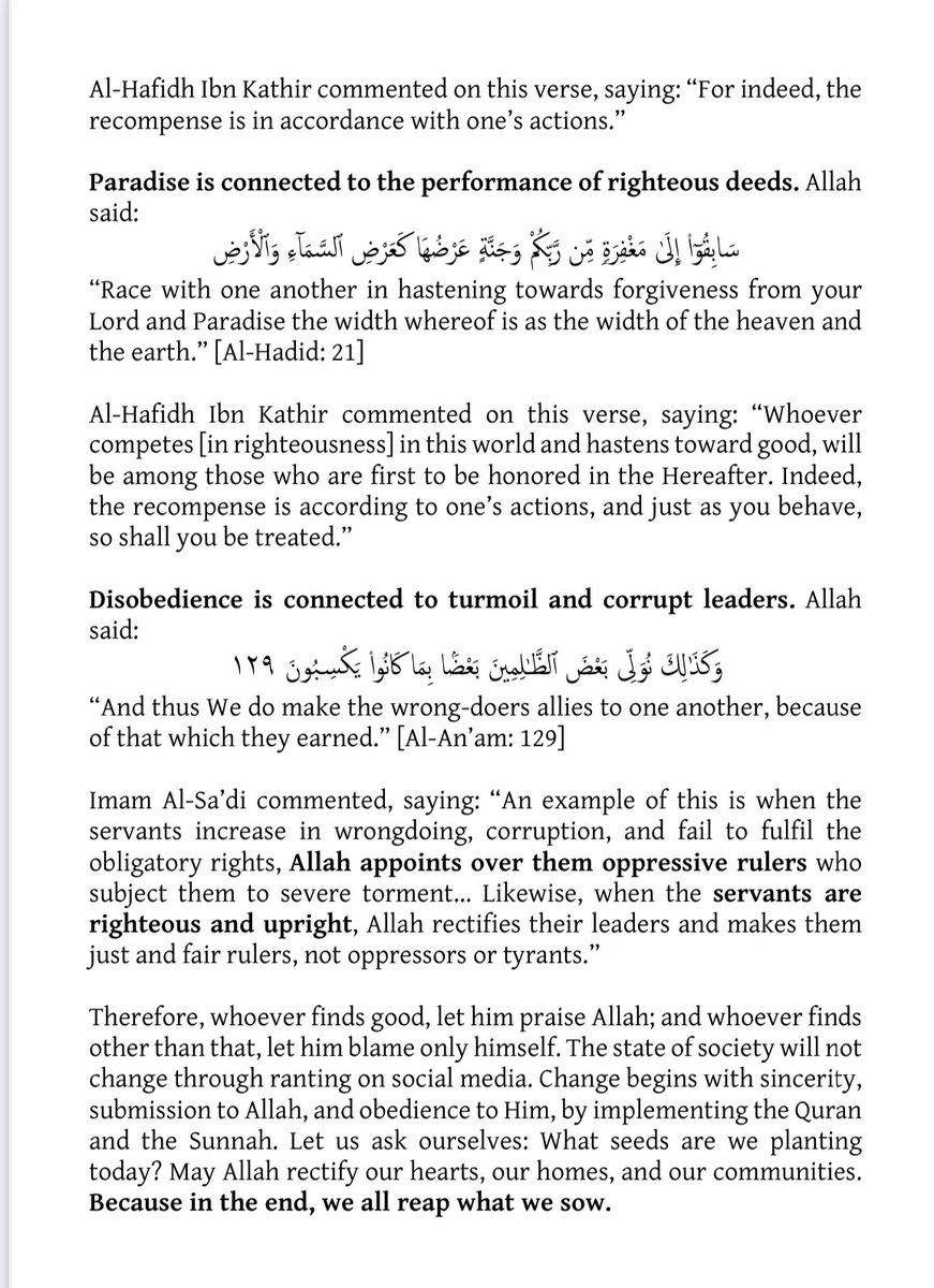 hikmahpubs's tweet photo. You reap what you sow. https://t.co/XLKDkJ0zWj