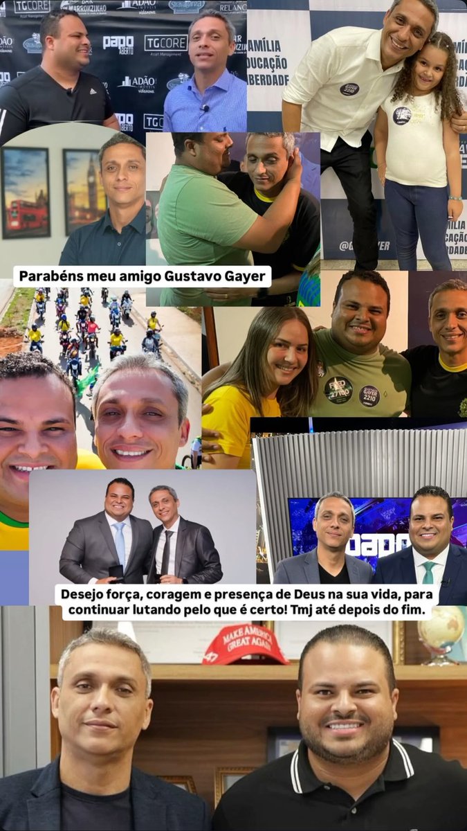 Parabéns meu amigo Gustavo Gayer!